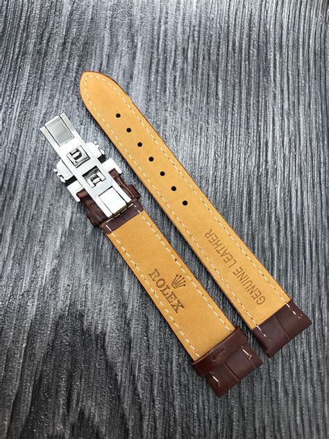 men's rolex leather strap|genuine rolex strap.